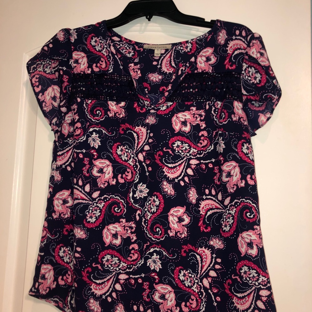 41 Hawthorn - Navy blouse